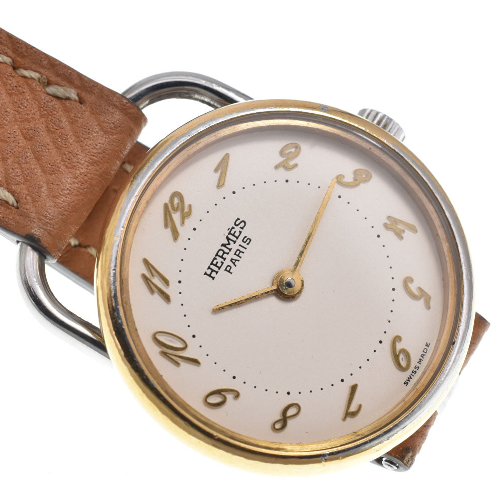 HERMES Arceau Ivory Dial Quartz Ladies
 Watch O#151443