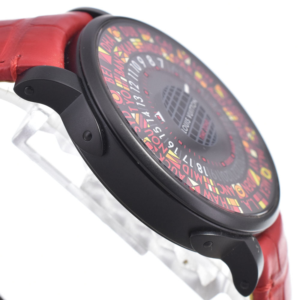 LOUIS VUITTON Escal time zone Q5D230 Japan limited black Dial Automatic Unisex
 Watch O#151451