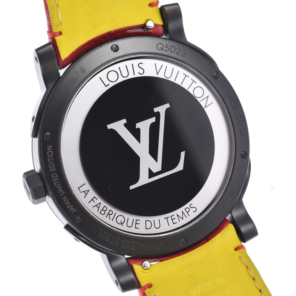 LOUIS VUITTON Escal time zone Q5D230 Japan limited black Dial Automatic Unisex
 Watch O#151451