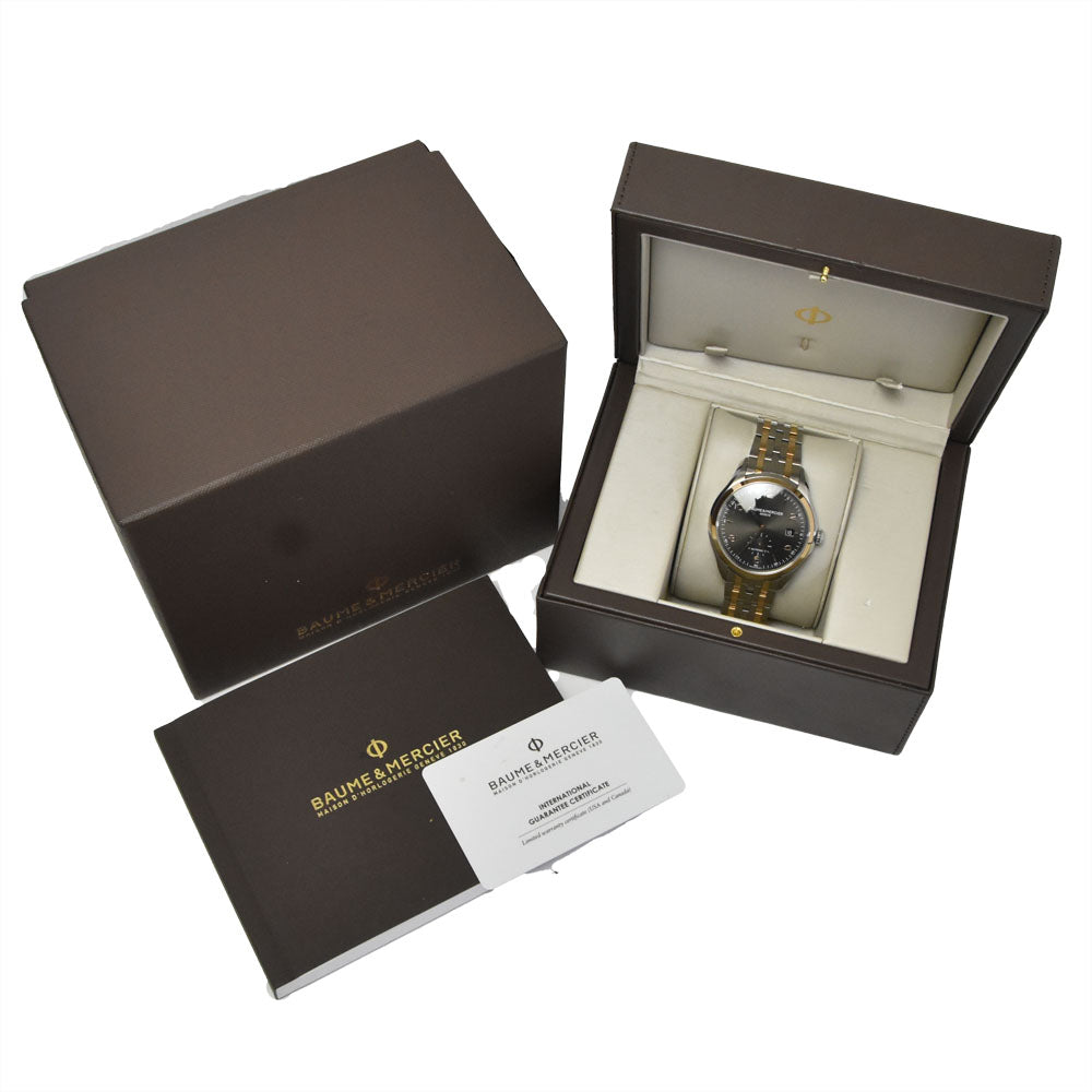 with paper Baume & Mercier Clifton M0A10210 Date gray Dial Automatic Men's
 Watch O#151465