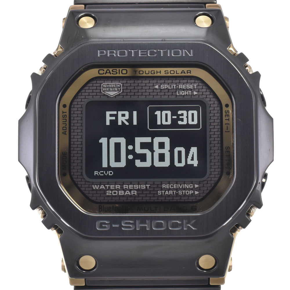 with paper CASIO G-SHOCK GMW-BZ5000BD-1JF LCD / black Dial Radio Sync Solar Men's
 Watch O#151468