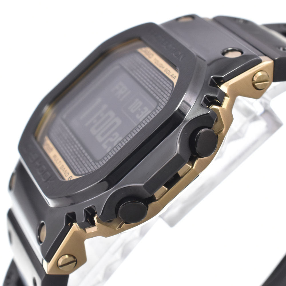 with paper CASIO G-SHOCK GMW-BZ5000BD-1JF LCD / black Dial Radio Sync Solar Men's
 Watch O#151468