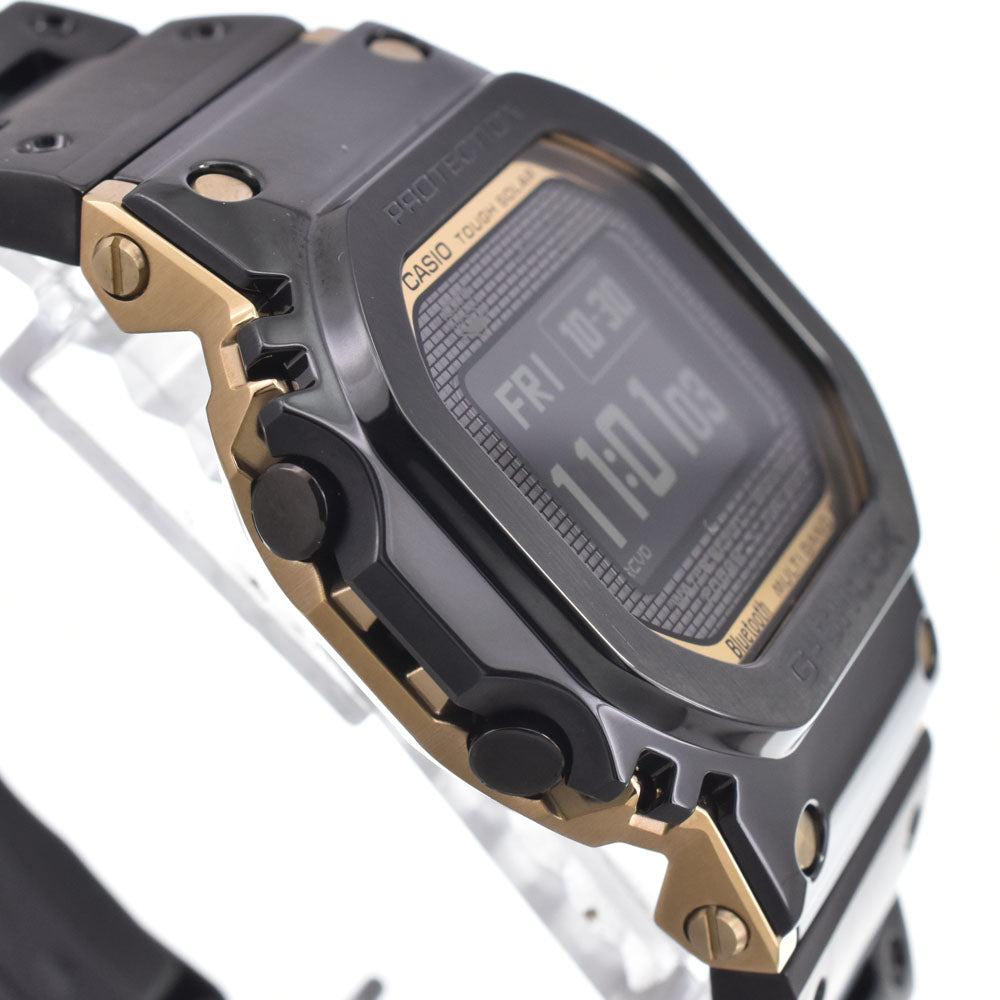 with paper CASIO G-SHOCK GMW-BZ5000BD-1JF LCD / black Dial Radio Sync Solar Men's
 Watch O#151468