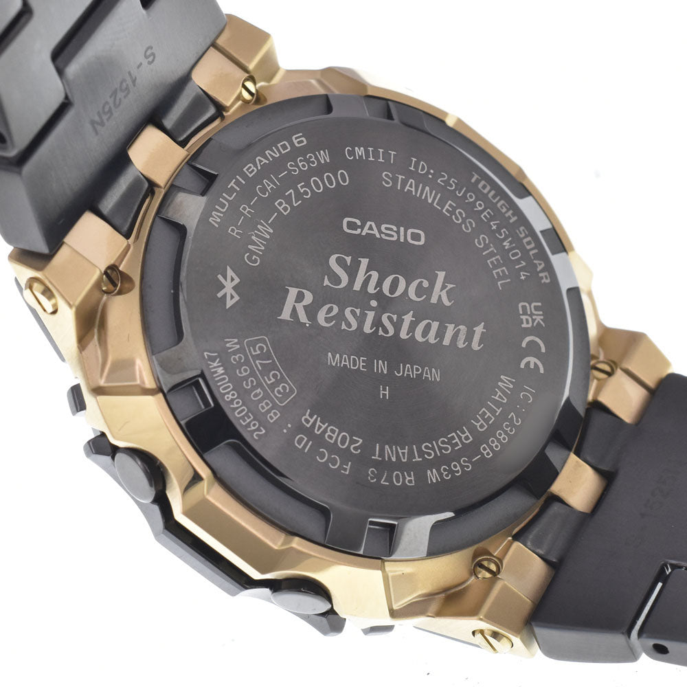 with paper CASIO G-SHOCK GMW-BZ5000BD-1JF LCD / black Dial Radio Sync Solar Men's
 Watch O#151468