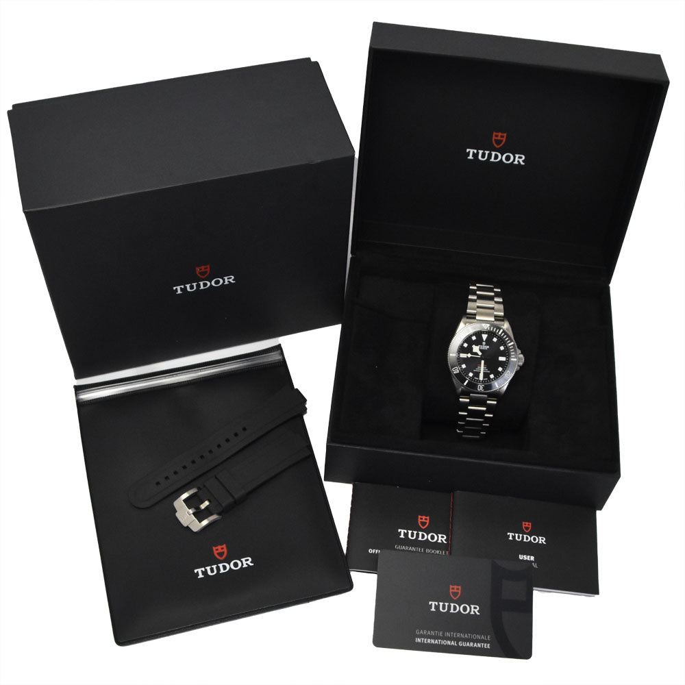 with paper TUDOR Pelagos 39 Date 25407N black Dial Automatic Men's
 Watch O#151470