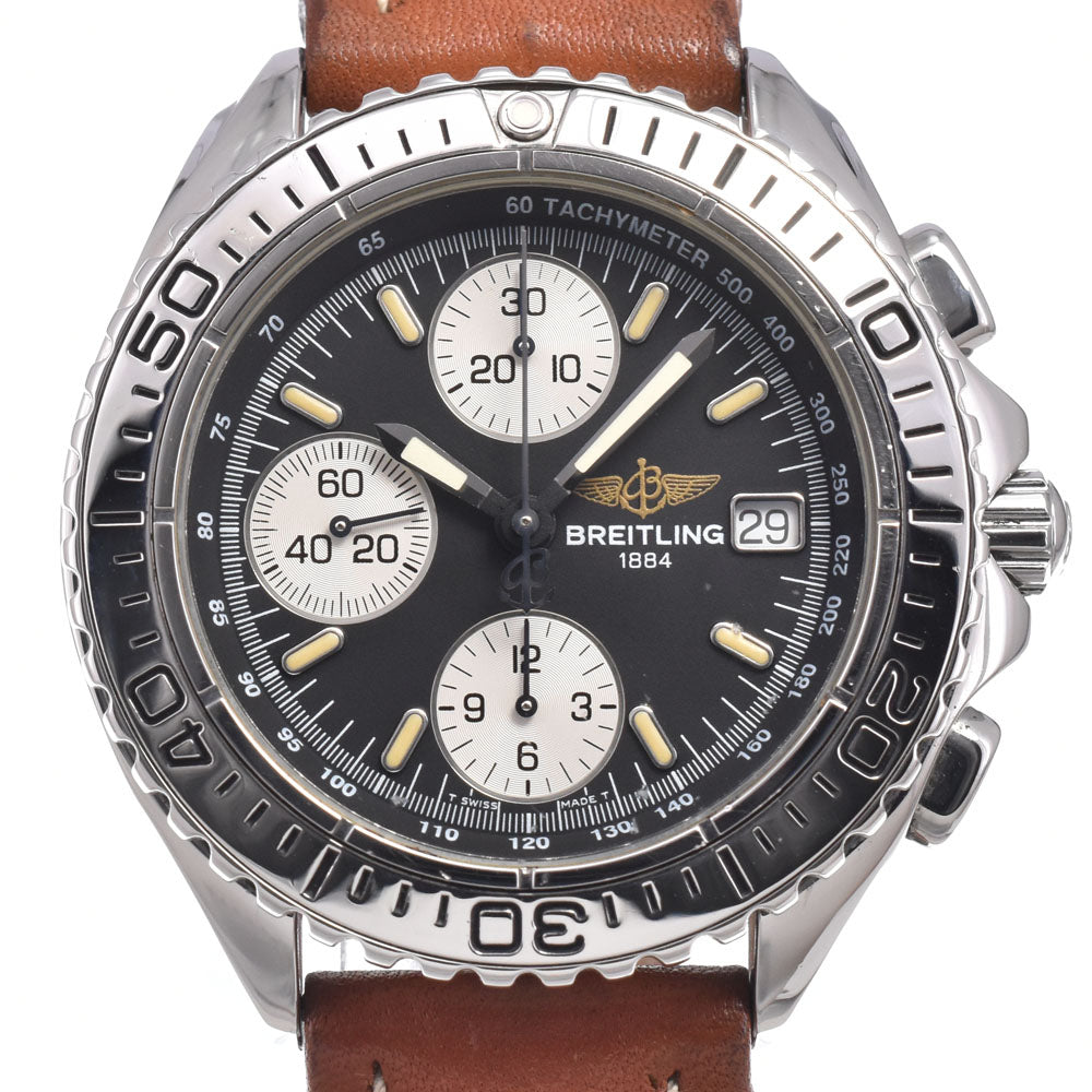 with paper BREITLING Chrono Shark A13051 Chronograph Date black Dial Automatic Men's
 Watch O#151448