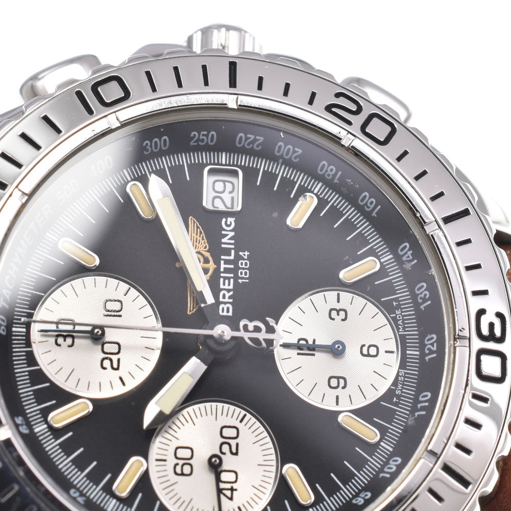 with paper BREITLING Chrono Shark A13051 Chronograph Date black Dial Automatic Men's
 Watch O#151448
