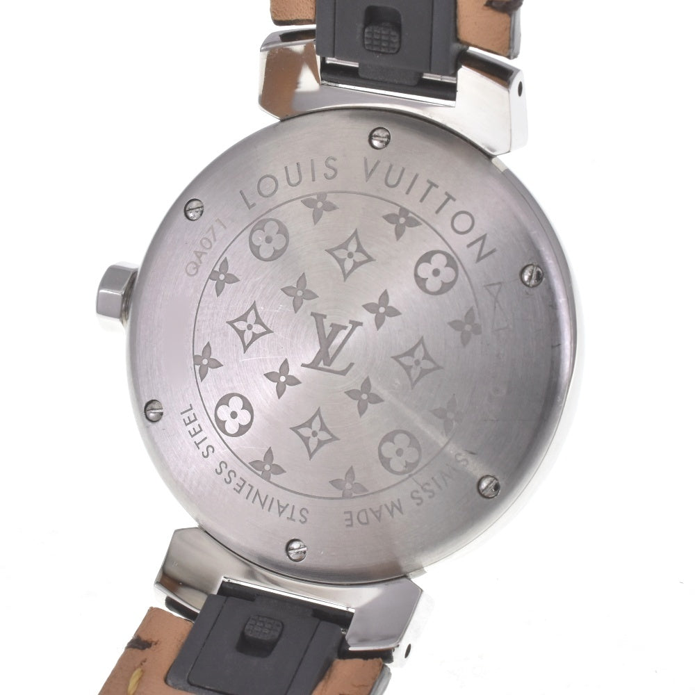 LOUIS VUITTON Tambour Monogram MM QA071Z Brown Dial Quartz Ladies
 Watch D#142174
