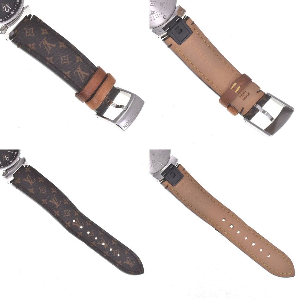 LOUIS VUITTON Tambour Monogram MM QA071Z Brown Dial Quartz Ladies
 Watch D#142174