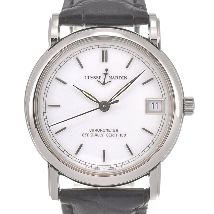 Ulysse Nardin San Marco 133-88 Date chronometer white Dial Automatic Boy's
 Watch J#139963