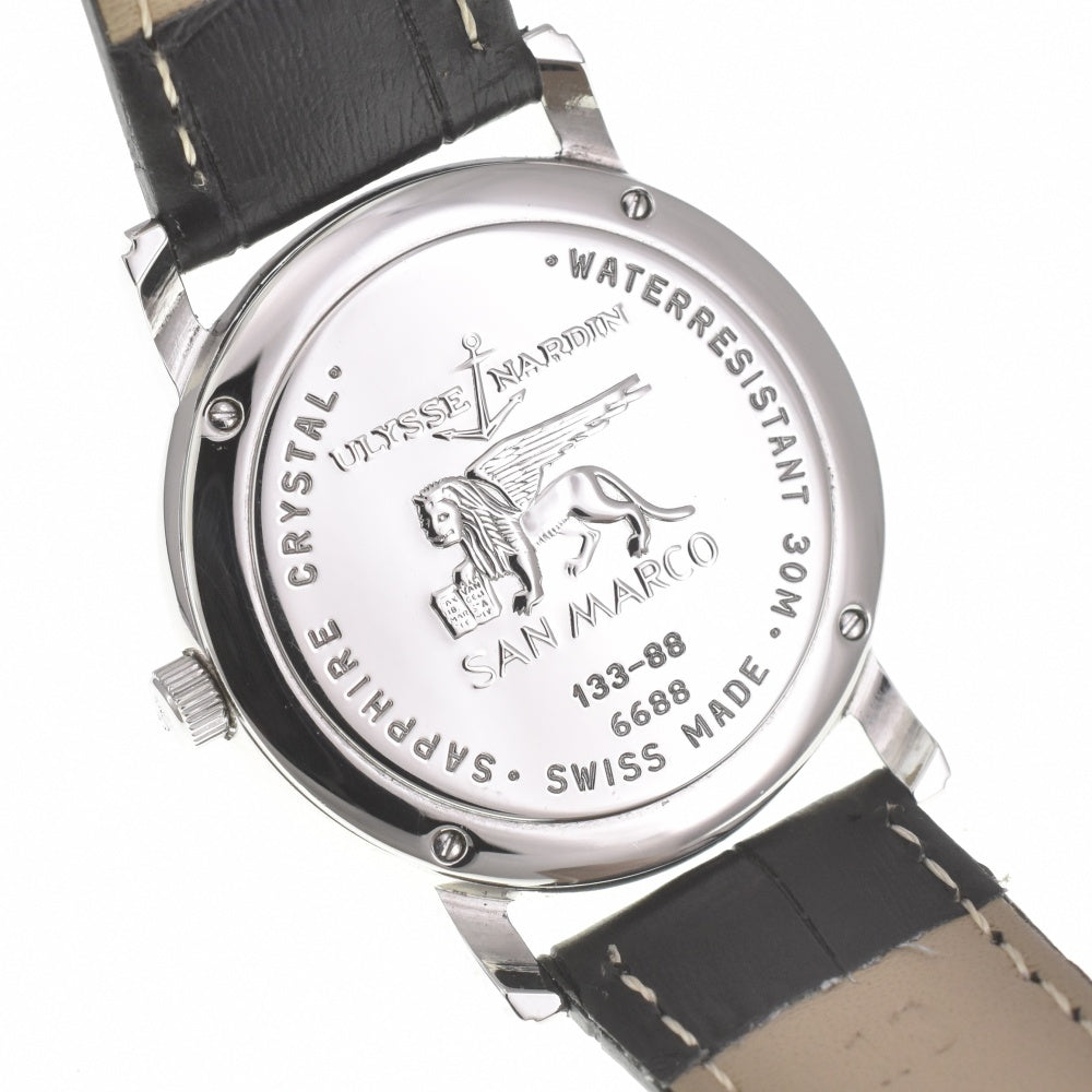 Ulysse Nardin San Marco 133-88 Date chronometer white Dial Automatic Boy's
 Watch J#139963