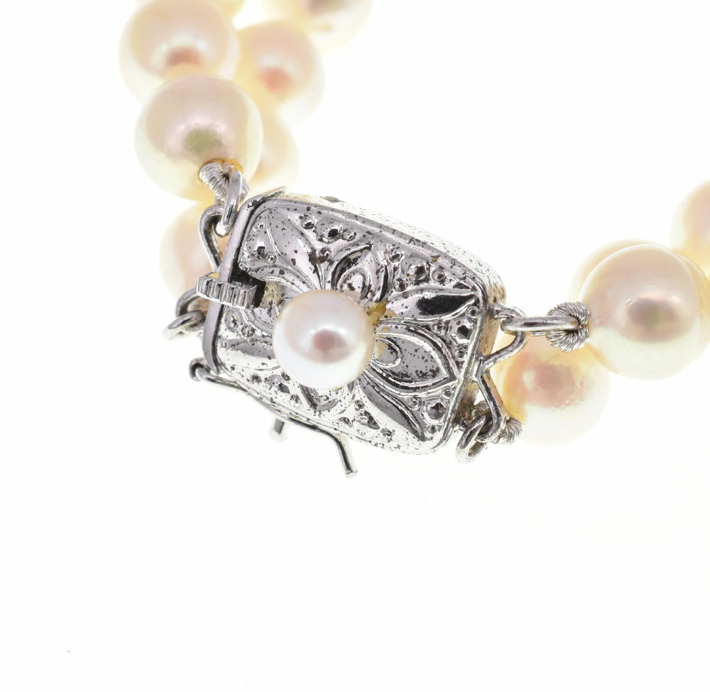 MIKIMOTO Pearl Necklace 0.2 "/ 50-20.5" / 2 stations / SV Ladies
 Necklace / Top X#566284