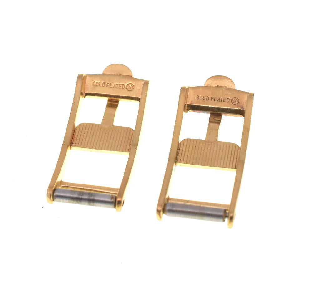 OMEGA Gold Plated Buckle 
 Watch parts X#B2359