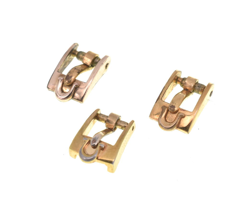 OMEGA Gold Plated Buckle 
 Watch parts X#B2362