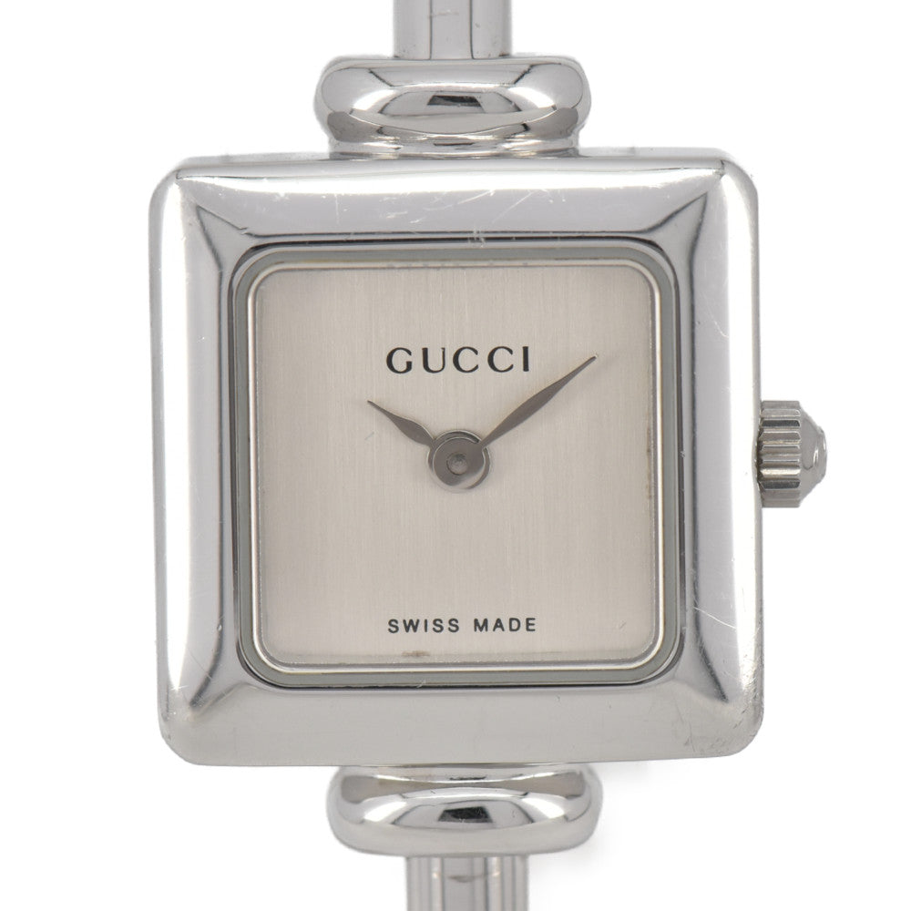 GUCCI 1900L Silver dial Silver Dial Quartz Ladies
 Watch D#C0156