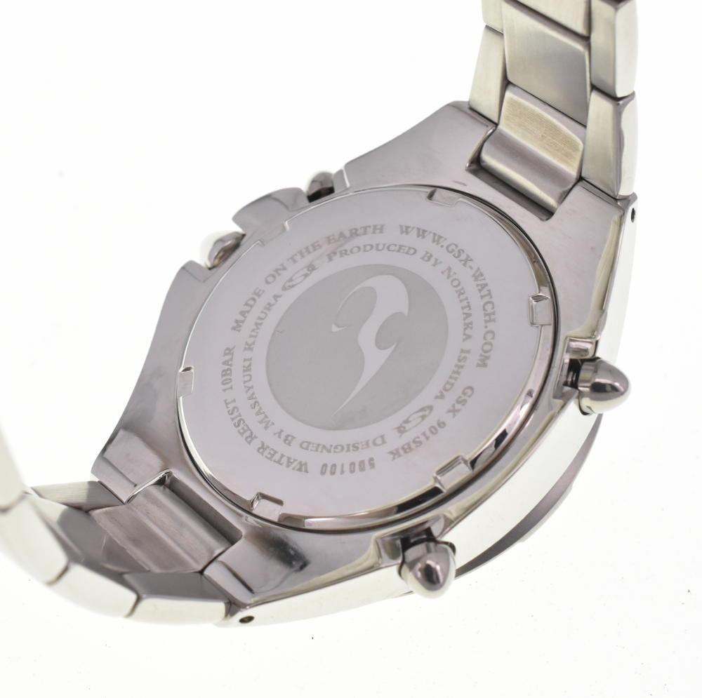 GSX 901 Line GSX901SBK Chronograph Silver Dial Quartz Men's
 Watch F#116580