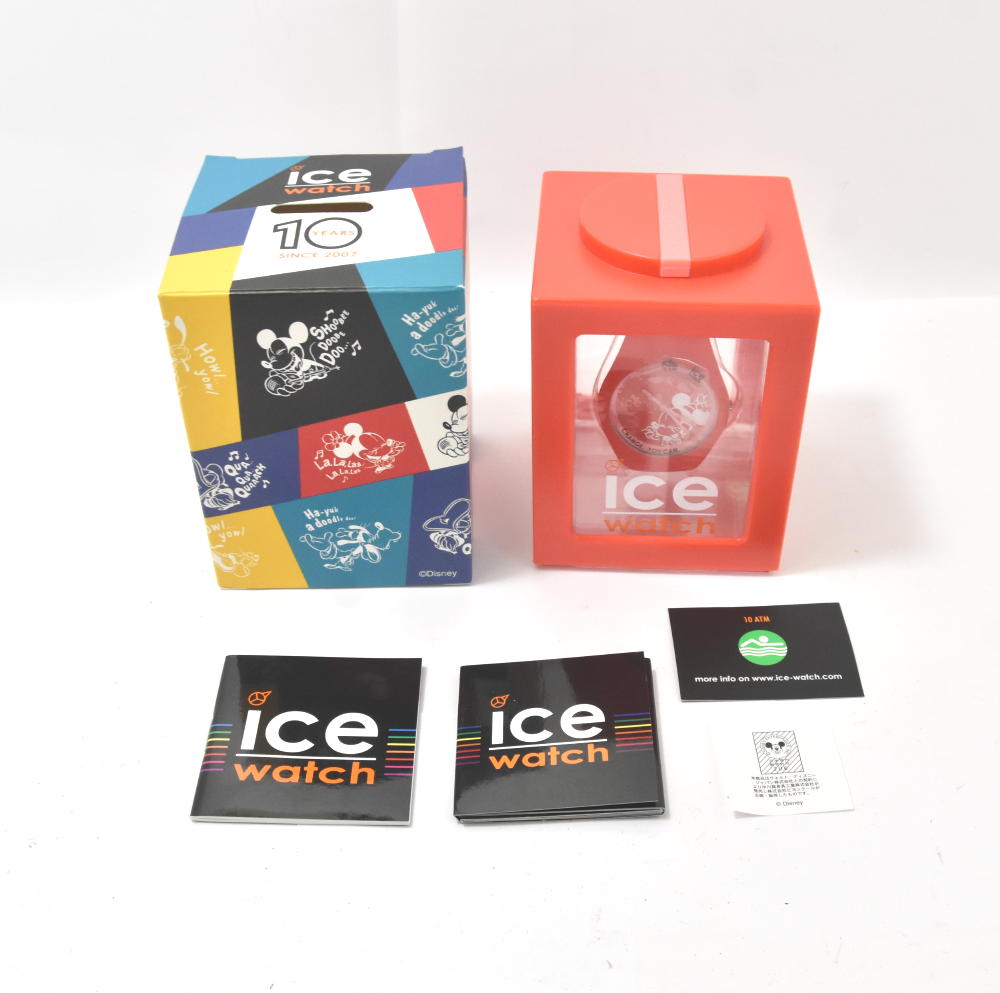 with paper ice watch ディズニーコレクション ミニー 14773 Red Dial Quartz Unisex
 Watch F#116668