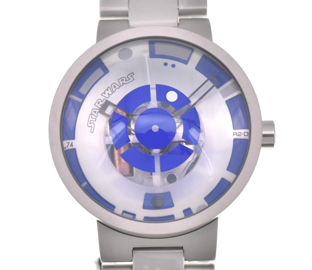 GSX Star Wars / R2-D2 GSX217SWS /SMART no.74 Silver / Blue Dial Quartz Men's
 Watch F#115528