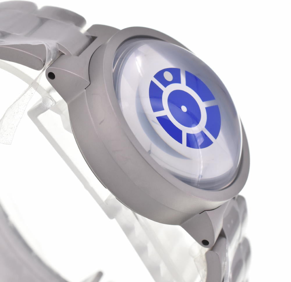 GSX Star Wars / R2-D2 GSX217SWS /SMART no.74 Silver / Blue Dial Quartz Men's
 Watch F#115528