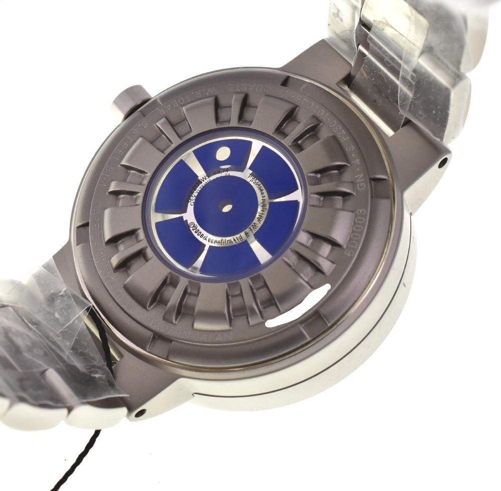 GSX Star Wars / R2-D2 GSX217SWS /SMART no.74 Silver / Blue Dial Quartz Men's
 Watch F#115528