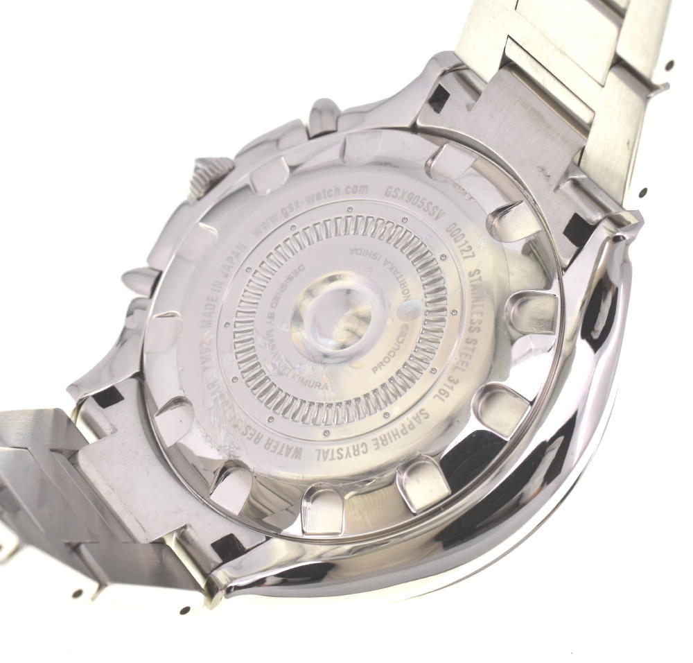 GSX BOLLARD GSX905SSV Chronograph Silver Dial Quartz Men's
 Watch F#116590