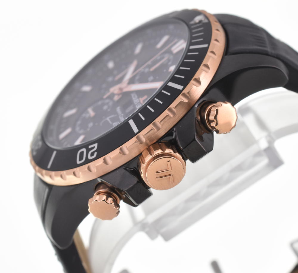 JACQUES LEMANS Kevin Costner Collection 11-1787-1 Chronograph black Dial Quartz Men's
 Watch F#W0018