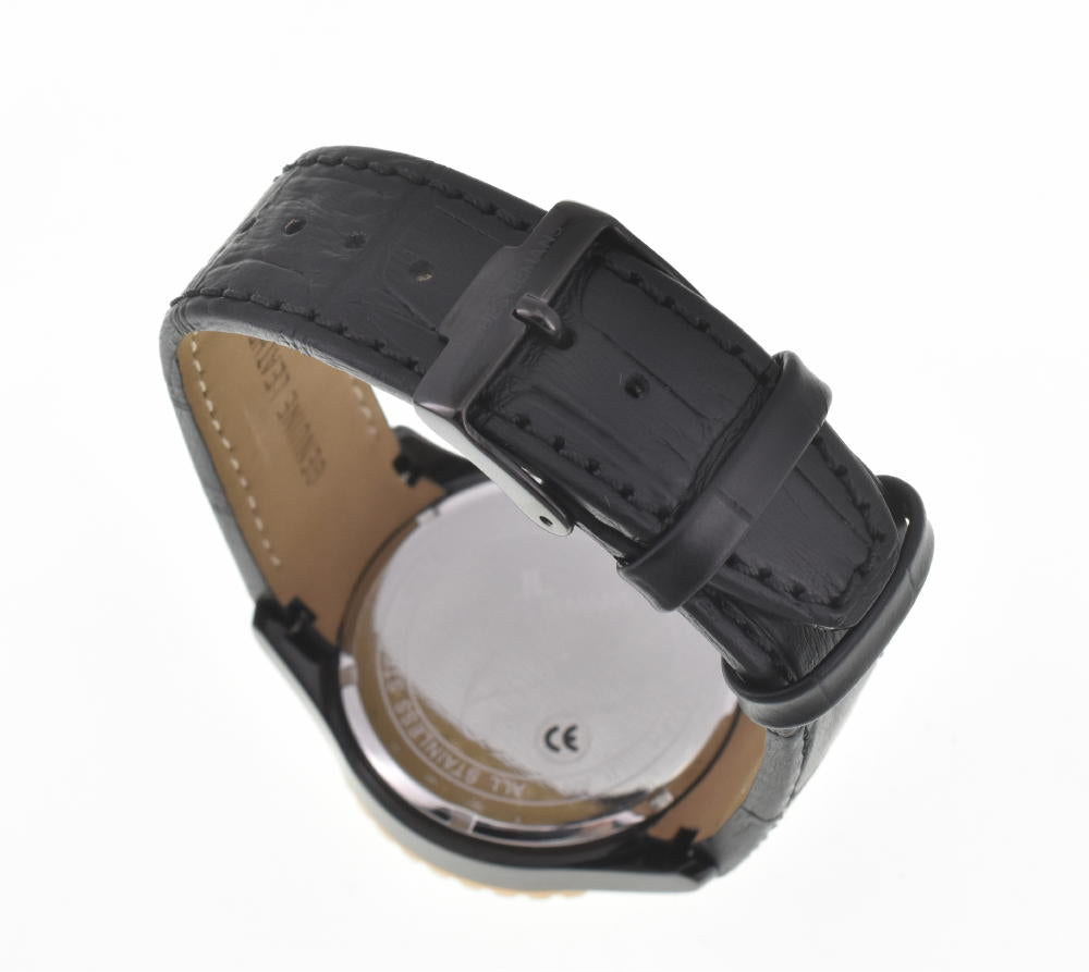 JACQUES LEMANS Kevin Costner Collection 11-1787-1 Chronograph black Dial Quartz Men's
 Watch F#W0018