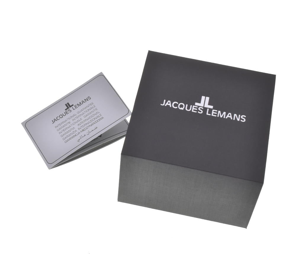 JACQUES LEMANS Kevin Costner Collection KC-103B Chronograph Silver Dial Quartz Men's
 Watch F#W0031