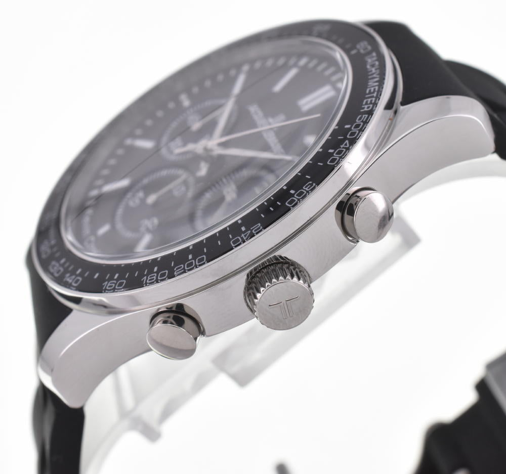 JACQUES LEMANS Kevin Costner Collection 11-1586-6 Chronograph black Dial Quartz Men's
 Watch F#W0036