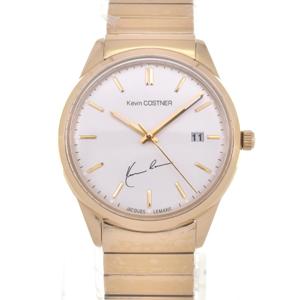 JACQUES LEMANS Kevin Costner Collection KC-102E Silver Dial Quartz Men's
 Watch F#W0023