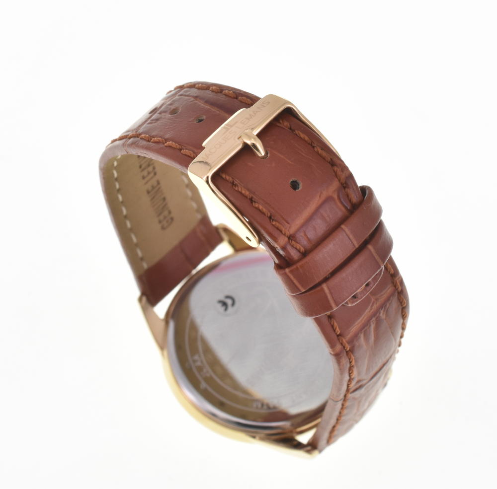JACQUES LEMANS Kevin Costner Collection KC-102B Date white Dial Quartz Men's
 Watch F#W0020