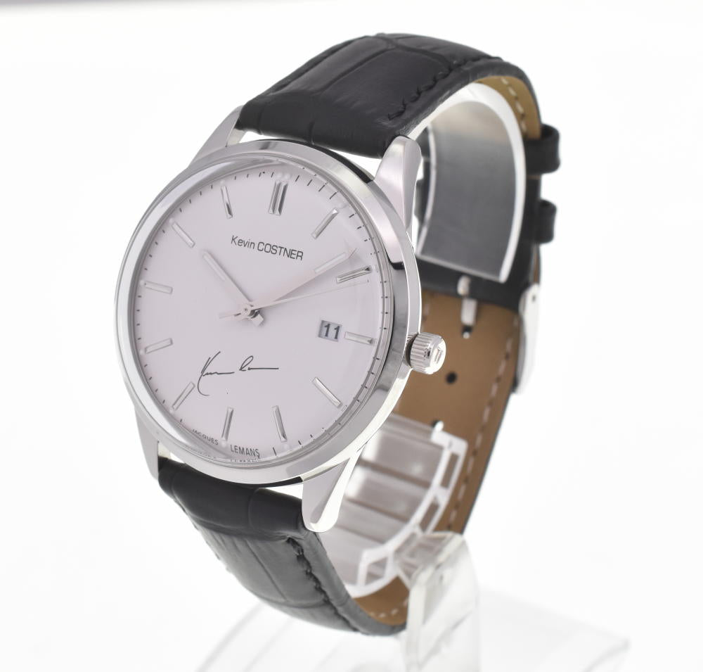 JACQUES LEMANS Kevin Costner Collection KC-102A Silver Dial Quartz Men's
 Watch F#W0047