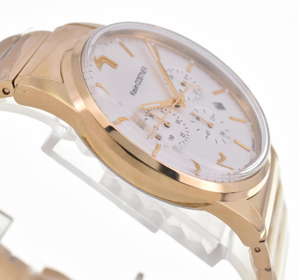 JACQUES LEMANS Kevin Costner Collection KC-103E Chronograph Silver Dial Quartz Men's
 Watch F#W0033