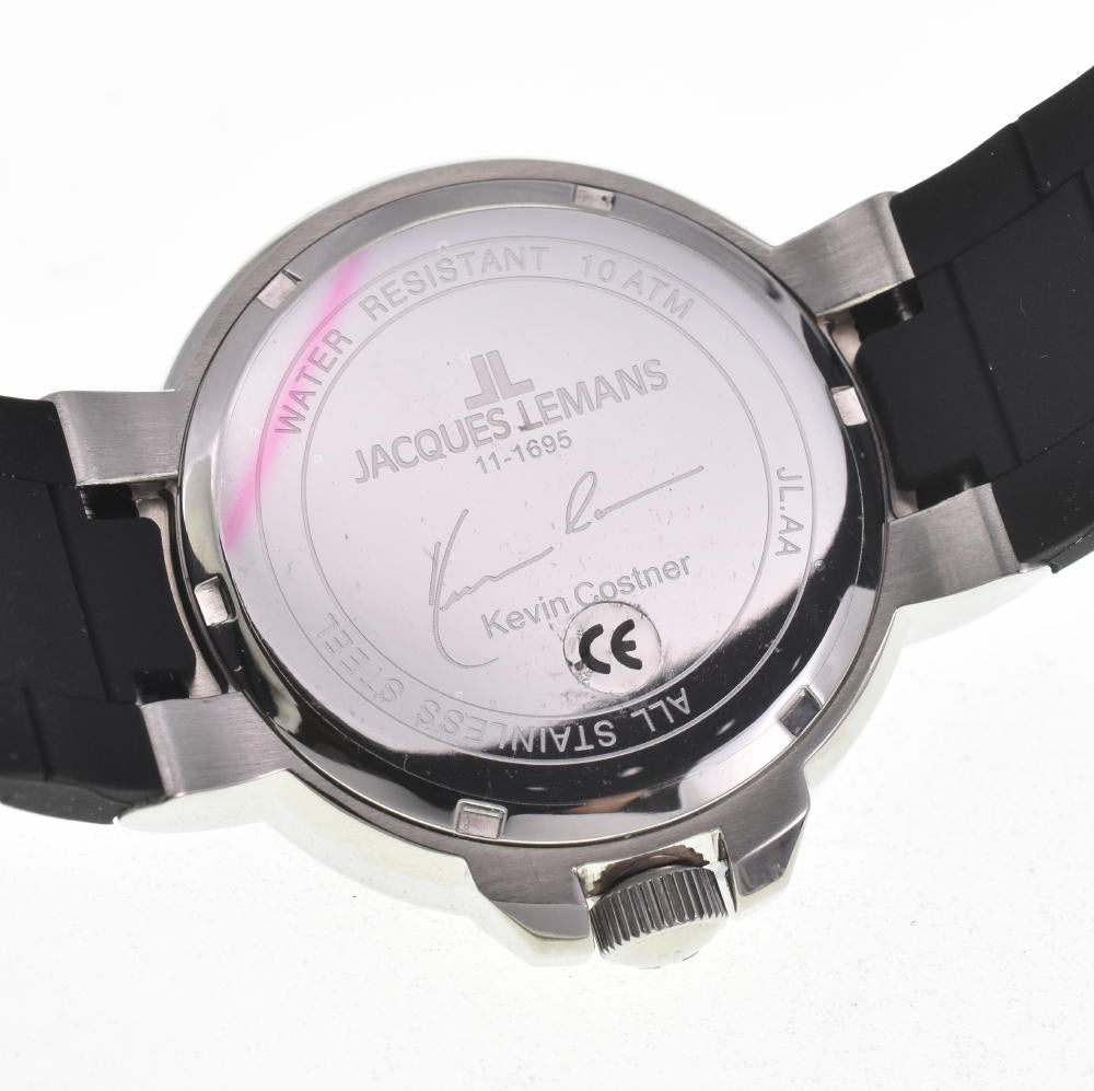 JACQUES LEMANS Kevin Costner Collection 11-1695A-1 black Dial Quartz Men's
 Watch F#W0038