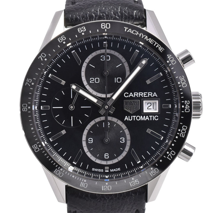 with paper TAG HEUER Carrera Caliber 16 CV201AJ.FC6357 ceramic bezel black Dial Automatic Men's
 Watch A#144050