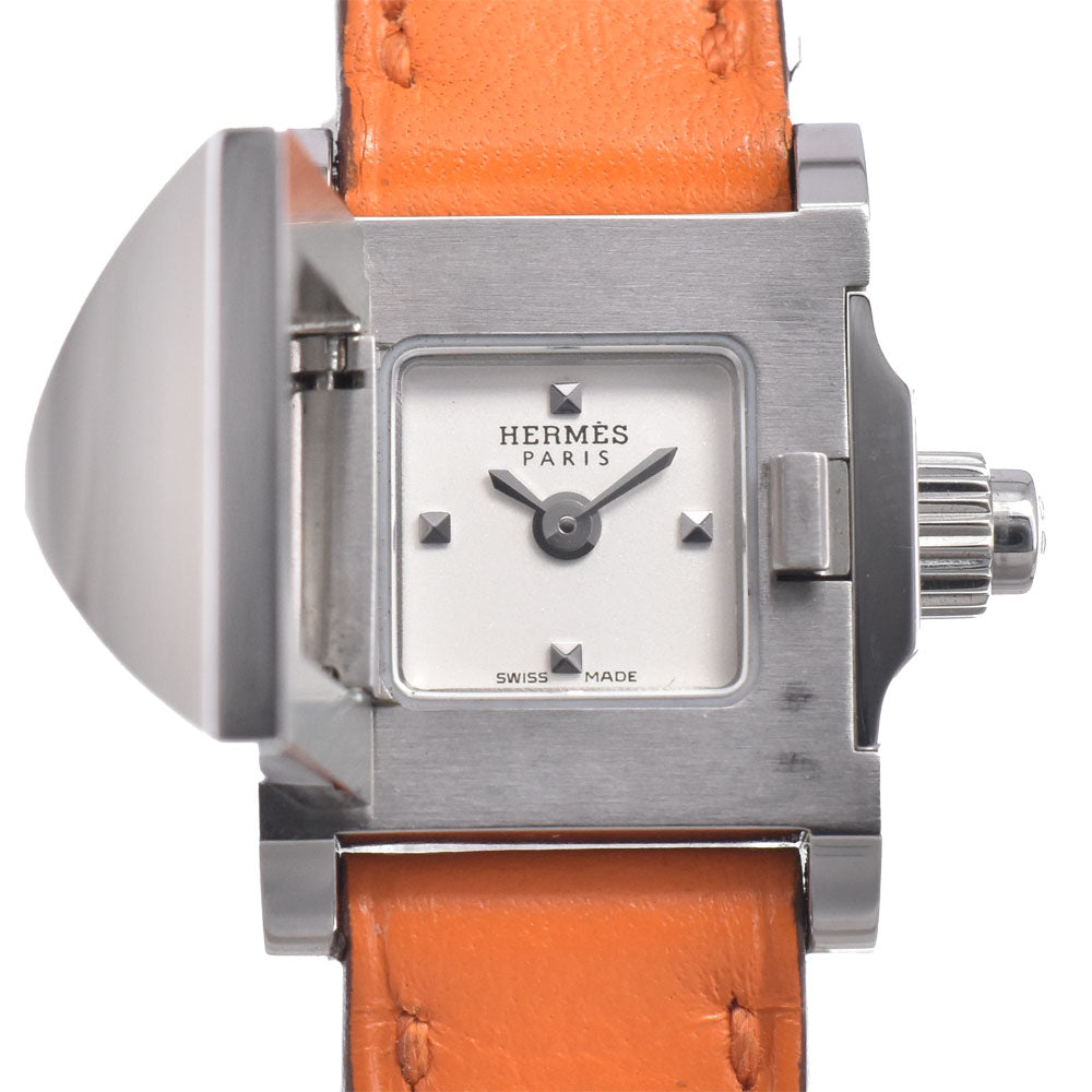 with paper HERMES Minimedore ME2.110 white Dial Quartz Ladies
 Watch O#151020