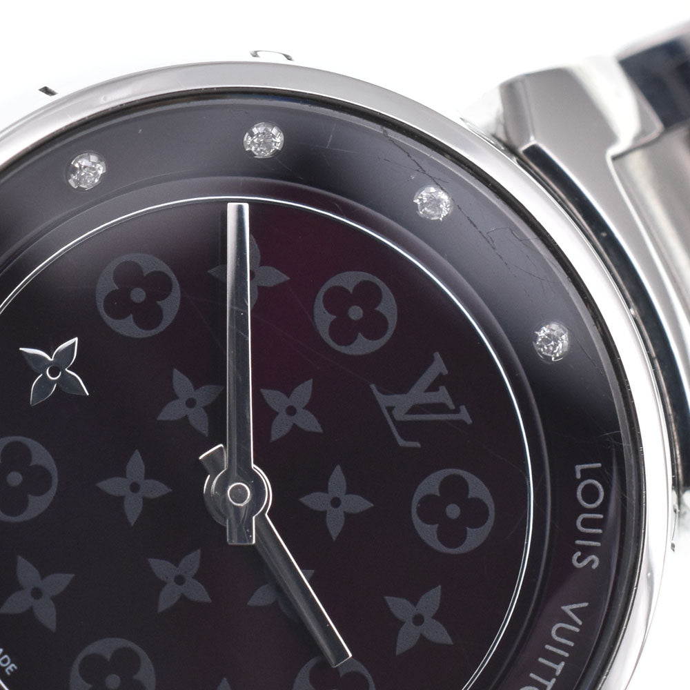 with paper LOUIS VUITTON Tambour Q12M30 Brown Dial Quartz Ladies
 Watch N#151151