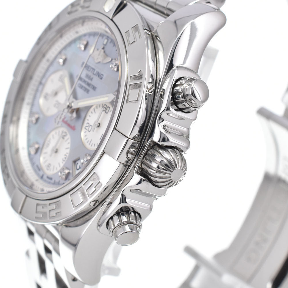 with paper BREITLING Chronomat 41 AB0140 Chronograph Date Blue shell Dial Automatic Men's
 Watch K#147944
