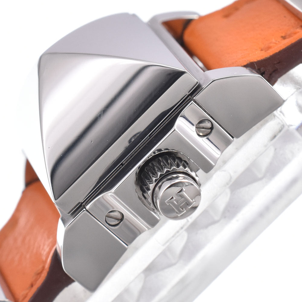 with paper HERMES Minimedore ME2.110 white Dial Quartz Ladies
 Watch O#151020