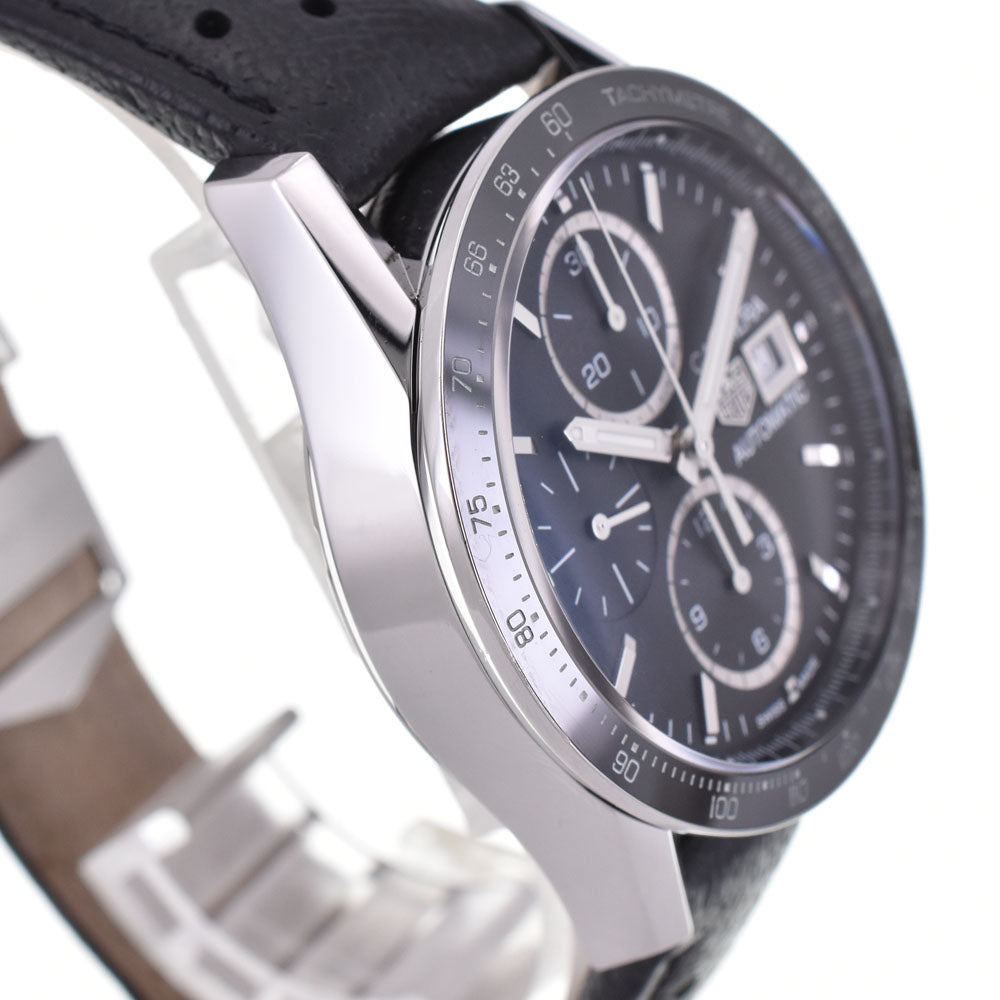 with paper TAG HEUER Carrera Caliber 16 CV201AJ.FC6357 ceramic bezel black Dial Automatic Men's
 Watch A#144050