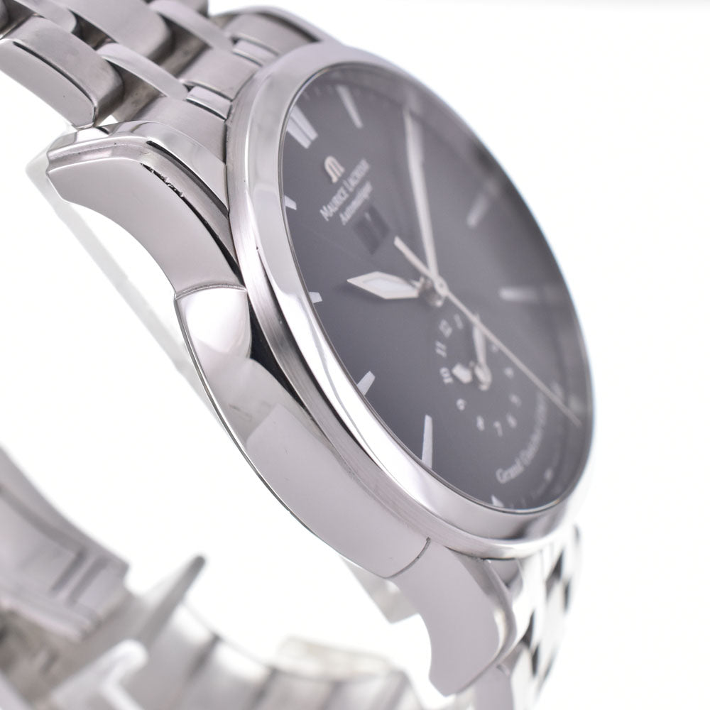 with paper MAURICE LACROIX Pontos Granguiche GMT PT6098-SS002-330 Date black Dial Automatic Men's
 Watch G#144436