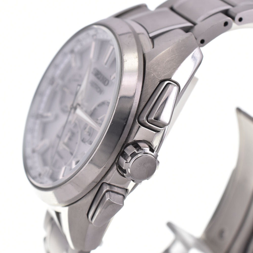 with paper SEIKO Astron SBXC063/5X53-0AV0 titanium Silver Dial GPS Solar Men's
 Watch A#144170