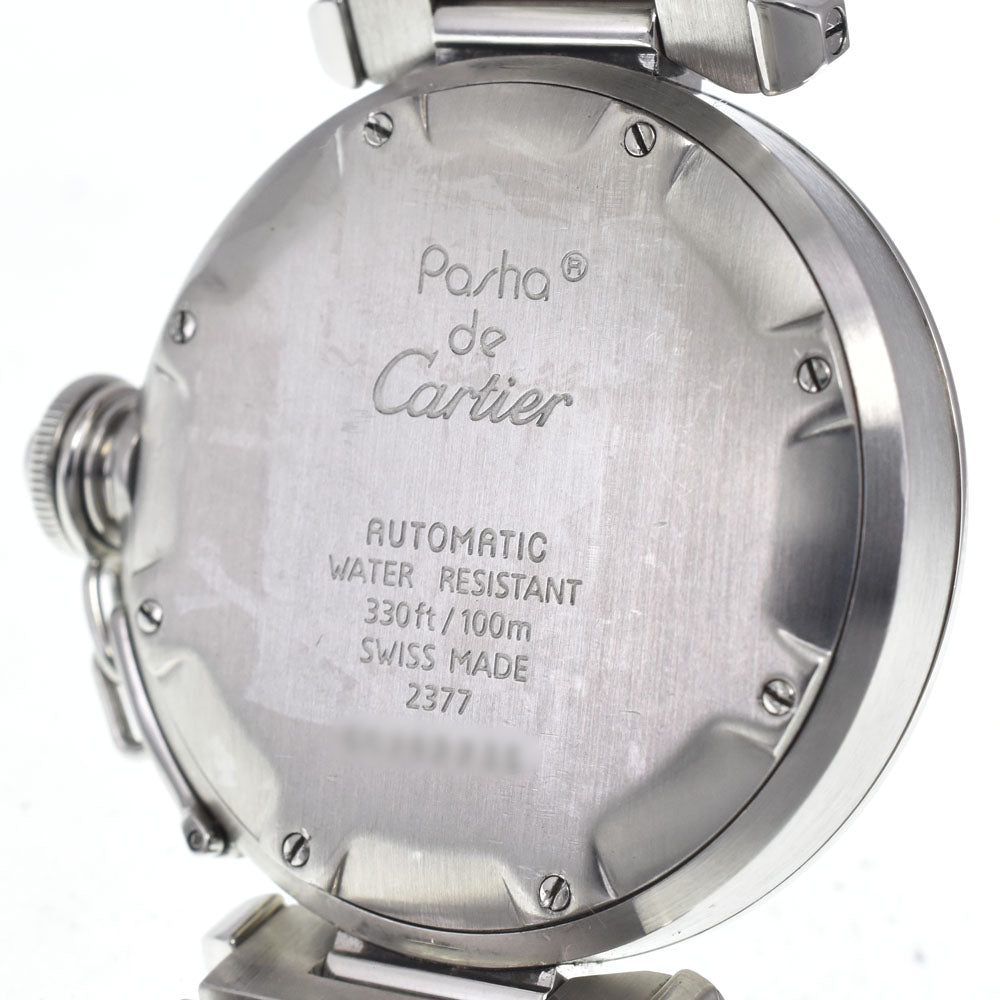 CARTIER Pasha C Meridian GMT W31029M7 Date Silver Dial Automatic Unisex
 Watch K#146850