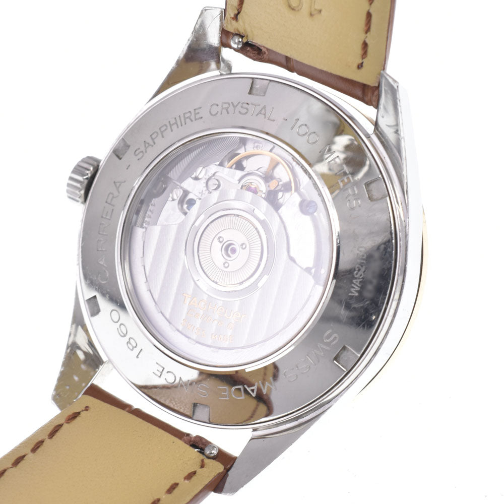 with paper TAG HEUER Carrera Heritage WAS2150 Caliber 6 Silver Dial Automatic Men's
 Watch K#150602