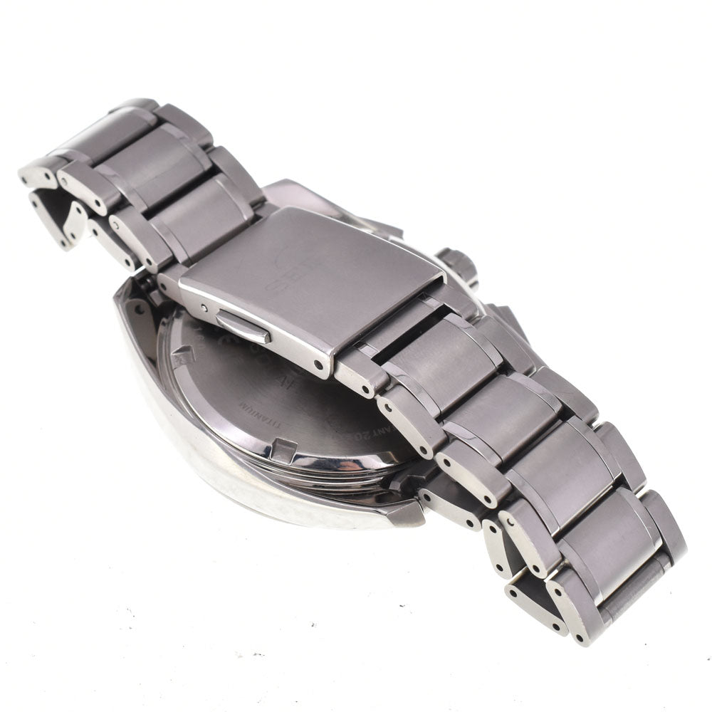 with paper SEIKO Astron SBXC063/5X53-0AV0 titanium Silver Dial GPS Solar Men's
 Watch A#144170