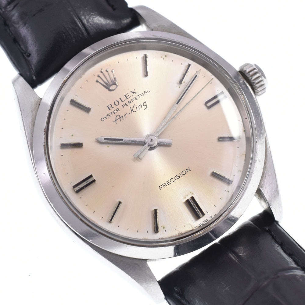 ROLEX Air King Oyster Perpetual 5500 vintage Cal.1520 Silver Dial Automatic Men's
 Watch J#148130