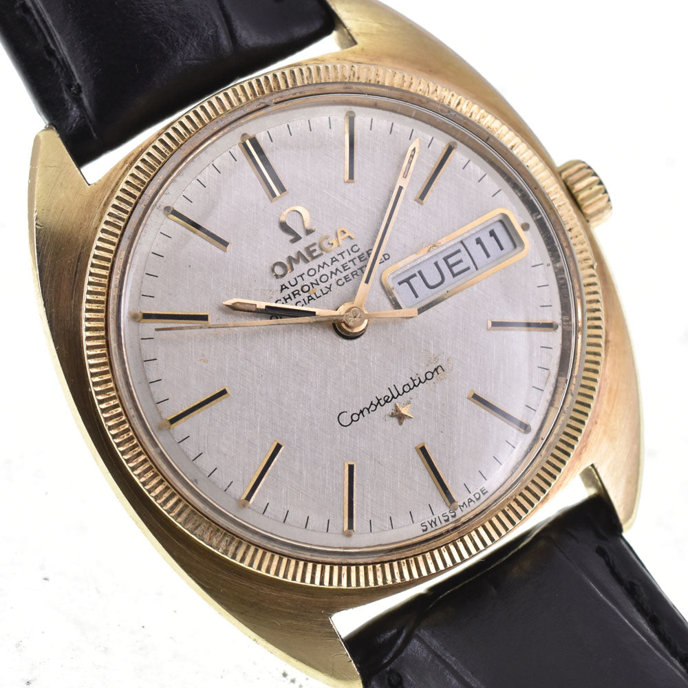OMEGA Constellation day-date 168.029 vintage Gold Cap Cal.751 Silver Dial Automatic Men's
 Watch G#144606