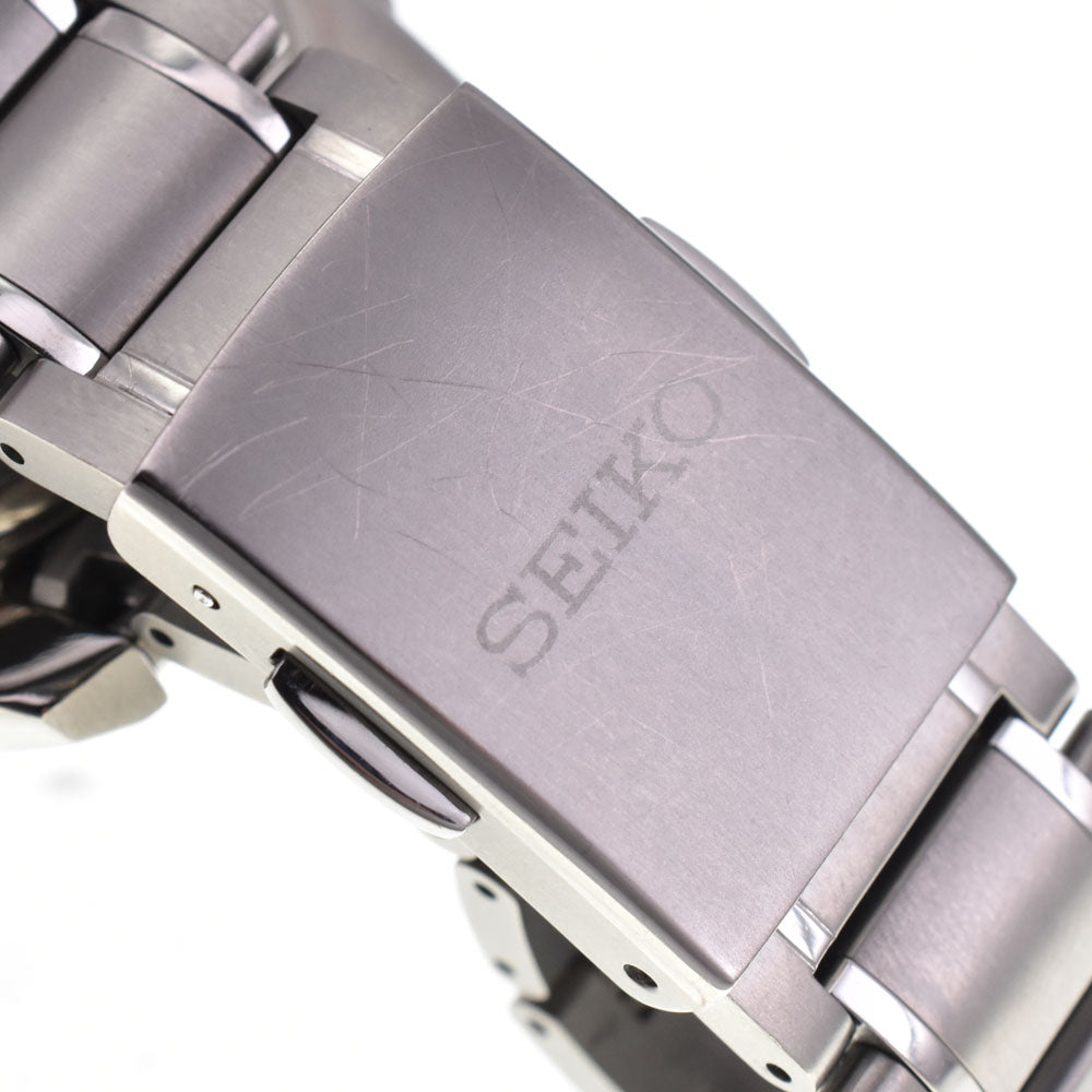 with paper SEIKO Astron SBXC063/5X53-0AV0 titanium Silver Dial GPS Solar Men's
 Watch A#144170