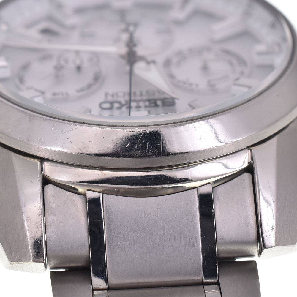 with paper SEIKO Astron SBXC063/5X53-0AV0 titanium Silver Dial GPS Solar Men's
 Watch A#144170